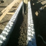 Insulating concrete foam block